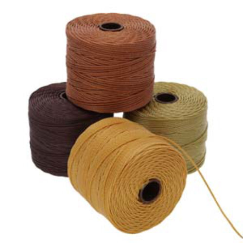 S-Lon Standard Twist Bead / Macrame Cord (TEX210) - Wheat Berry Mix - 77yd Spools - SLBC-MIX104