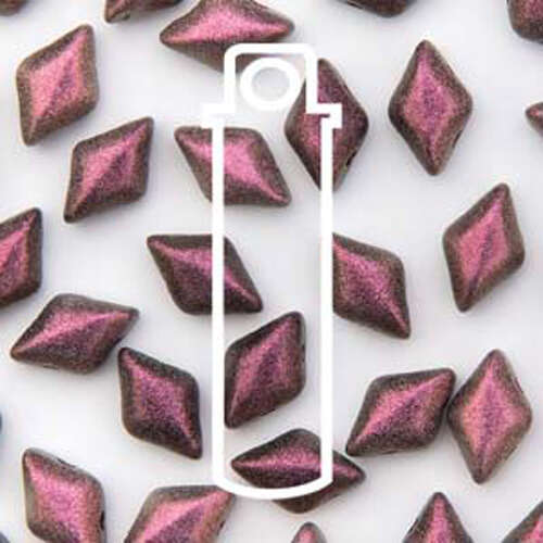 Gem Duo 8mm x 5mm - GD8523980-94106 - Polychrome Plum - 8gm Tube