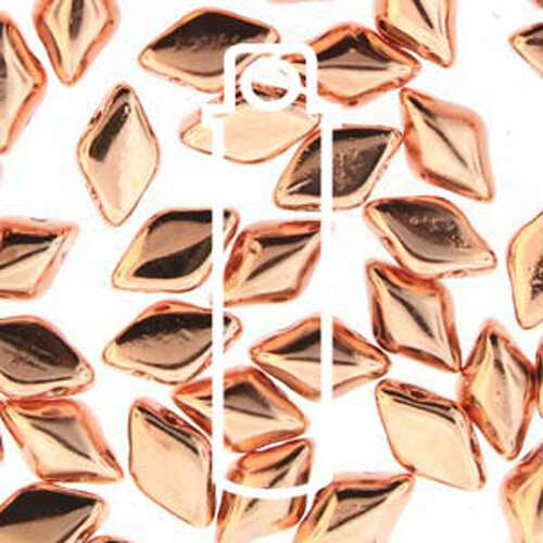 Gem Duo 8mm x 5mm - GD85-CP - Copper Plated - 8gm Tube