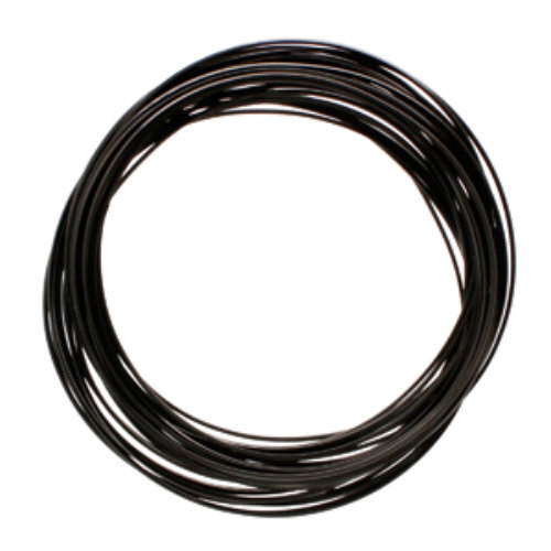 Tarnish Resistant Soft Temper Black 21 Gauge Square Wire - 7yd / 6.4m Spool - CW21SQ-BK-7