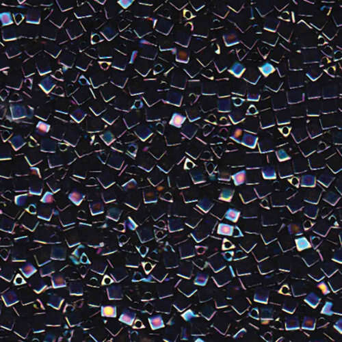 Miyuki 10/0 Sharp Triangle Bead - STR10-455 - Metallic Variegated Blue Iris - 100gm Bag