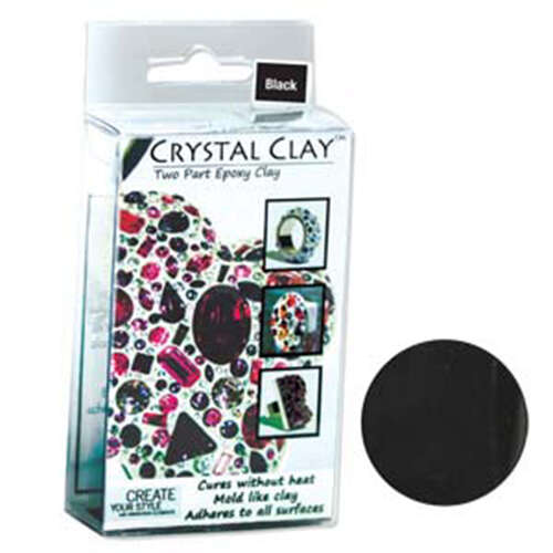 Crystal Clay - Black - 50gm Pack - CC50G-BLK