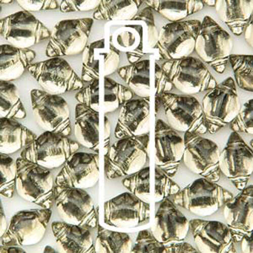 Gem Duo 8mm x 5mm - GD8540010-27002 - Backlit Grey Pearl - 8gm Tube
