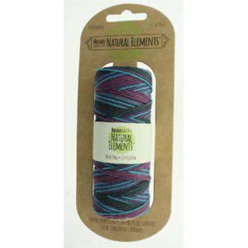 1.0mm Hemp Cord Variegated Purple Mix - 60m Spool - HEMP20PAR