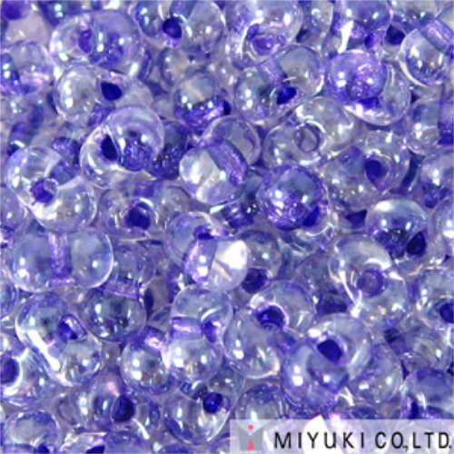 Miyuki Berry / Peanut Bead - BB-1531 - Sparkling Purple Lined Crystal - 100gm Bag