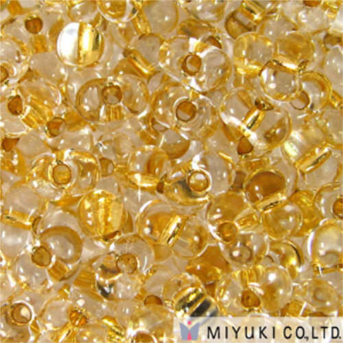 Miyuki Berry / Peanut Bead - BB-195 - 24K Lined Gold - 100gm Bag