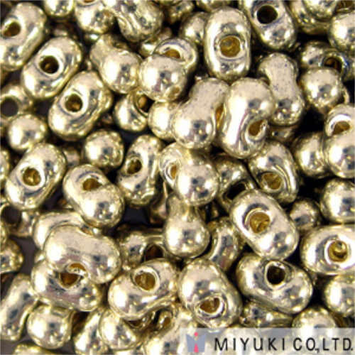 Miyuki Berry / Peanut Bead - BB-4201 - Duracoat Galvanized Silver - 100gm Bag