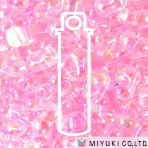 Miyuki Berry / Peanut Bead - BB-266 - Pink Lined Crystal AB  - 23gm Tube