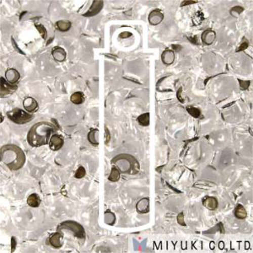 Miyuki Berry / Peanut Bead - BB-1 - Silver Lined Crystal - 23gm Tube