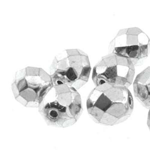 8mm Full Labrador Round Faceted Beads, 19 Bead Strand - 6-FPR0827000