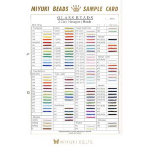 Miyuki Card Hexagon 11-0 #863-1 - MIYCARD_863-1