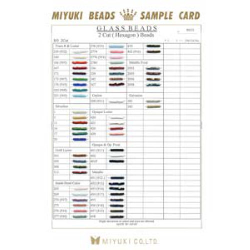 Miyuki Card Hexagon 8-0 #863-2 - MIYCARD_863-2