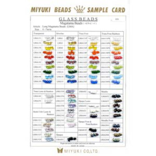 Miyuki Card Long Magatama Lma #870 - MIYCARD_870