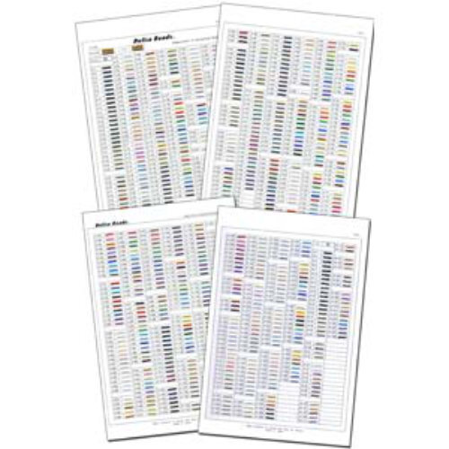 Miyuki Card Delica 4 Page #delica N-1r - MIYCARD_DELICA_N-1