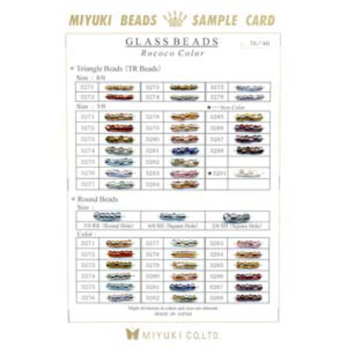 Miyuki Card Rococo Col #76-4r - MIYCARD_76-4R