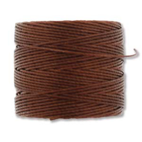 S-Lon Standard Twist Bead / Macrame Cord (TEX210) - Mahogany - SLBC-MA