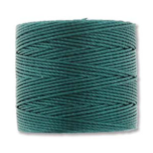 S-Lon Heavy Twist Bead / Macrame Cord (TEX210) - Green Blue - SLBC-GB
