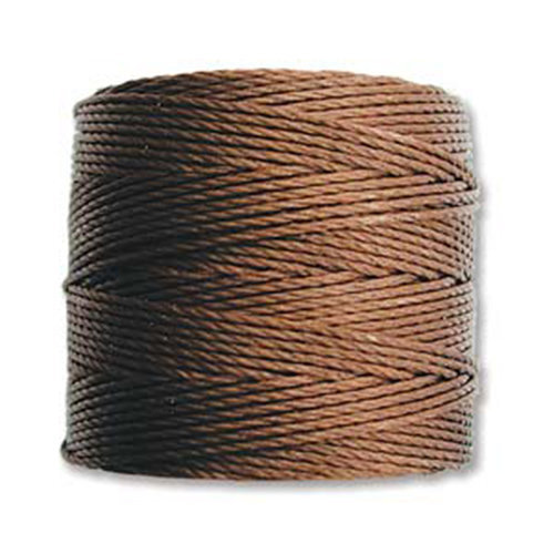 S-Lon Standard Twist Bead / Macrame Cord (TEX210) - Brown - SLBC-BR