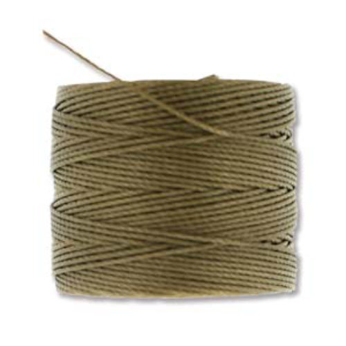 S-Lon Standard Twist Bead / Macrame Cord (TEX210) - Dark Tan - SLBC-DT