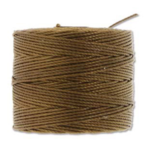S-Lon Standard Twist Bead / Macrame Cord (TEX210) - Milk Chocolate - SLBC-CH