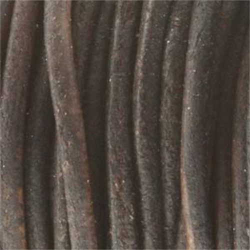 1.5mm Indian Leather Antique Dark Brown - 25 Yards - 22.5 Metres Roll