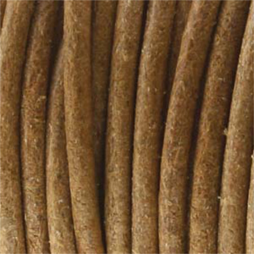 1mm Indian Leather Antique Light Brown - 25 Yards - 22.5 Metres Roll