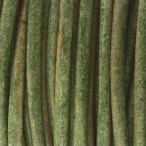 1mm Indian Leather Antique Dark Green - 25 Yards - 22.5 Metres Roll