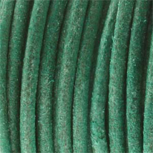 1mm Indian Leather Antique Turquoise - 25 Yards - 22.5 Metres Roll