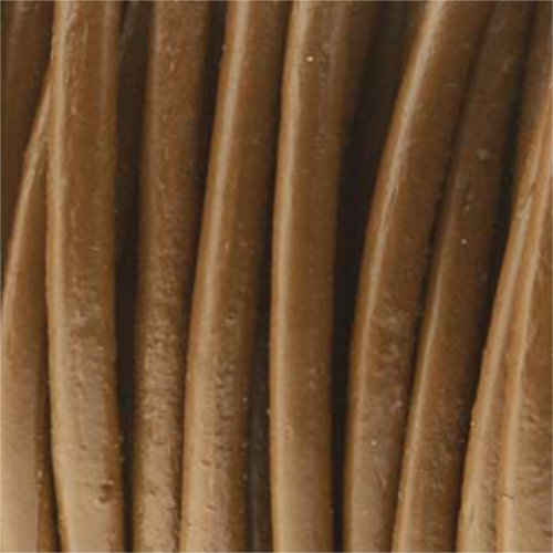 1mm Indian Leather Light Brown - 25 Yards - 22.5 Metres Roll