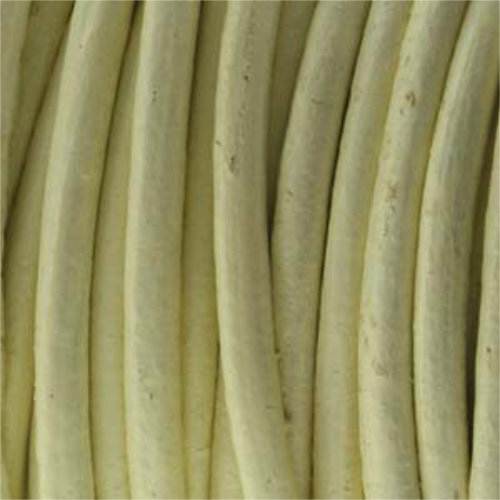 2mm Indian Leather Primrose - 25 Yards - 22.5 Metres Roll