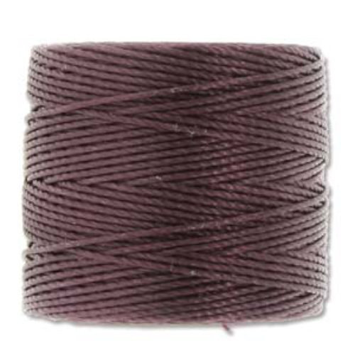 S-Lon Standard Twist Bead / Macrame Cord (TEX210) - Eggplant - SLBC-EGP