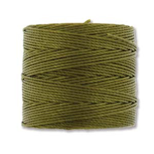 S-Lon Standard Twist Bead / Macrame Cord (TEX210) - Golden Olive - SLBC-GLDO
