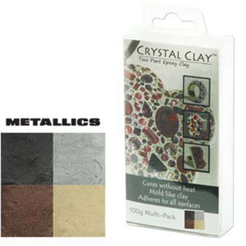 Crystal Clay - Metallics - 100gm Pack - CC100G-MET