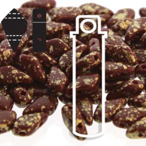 Kite 9mm x 5mm - KT9513600-94401 - Brown Gold Splash - 24gm Tube