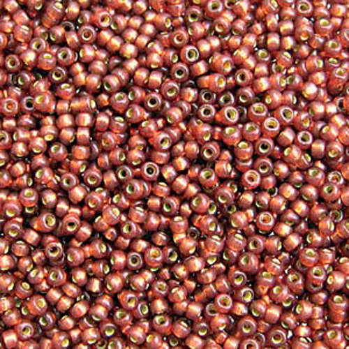 Miyuki 11/0 Rocaille Bead - 11-94245 - Duracoat Silver Lined Dyed Nutmeg - 100gm Bag