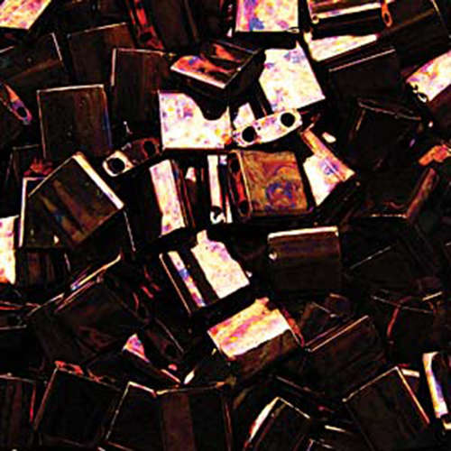 Miyuki Tila Bead - TL0457B - Metallic Dark Raspberry Iris - 50gm Bag