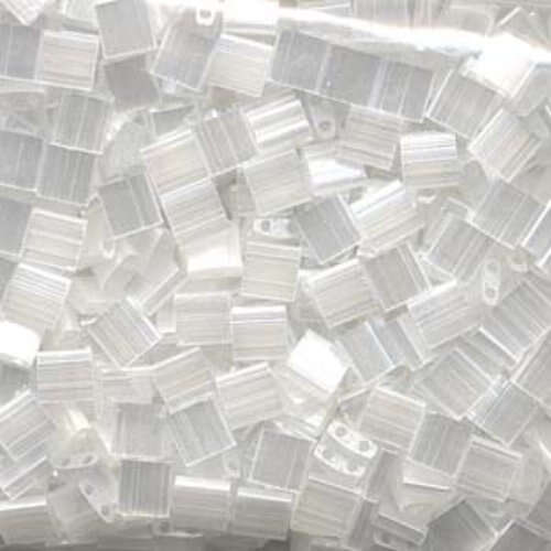 Miyuki Tila Bead - TL2548 - Silk Satin Crystal - 50gm Bag