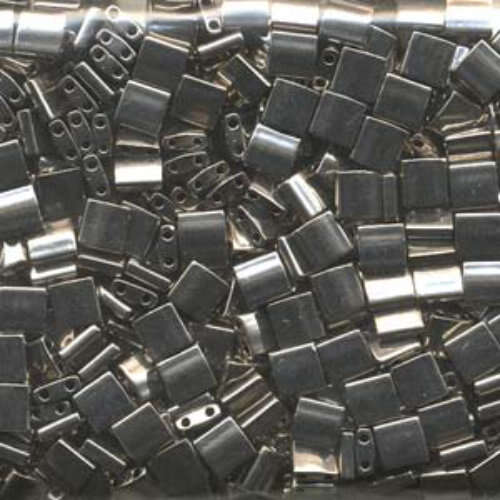 Miyuki Tila Bead - TL0190 - Nickel Plated - 50gm Bag