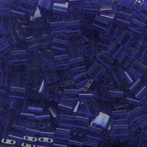 Miyuki Tila Bead - TL0151 - Matte Transparent Cobalt - 7.2gm Tube