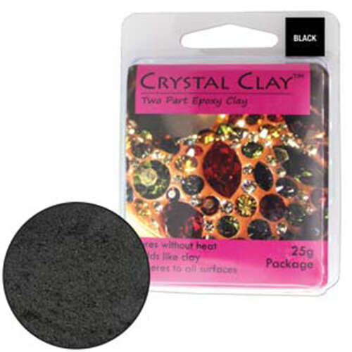 Crystal Clay - Black - 25gm Pack - CC25G-BLK