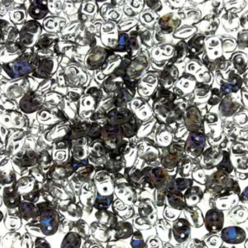 Super Duo 2.5mm x 5mm - DU0500030-29536 - Crystal Heliotrope - 22.5gm Tube