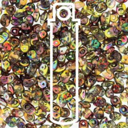 Super Duo 2.5mm x 5mm - DU0500030-95400 - Magic Yellow Brown - 22.5gm Tube