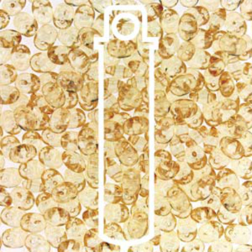 Super Duo 2.5mm x 5mm - DU0500030-14413 - Crystal Beige Luster - 22.5gm Tube
