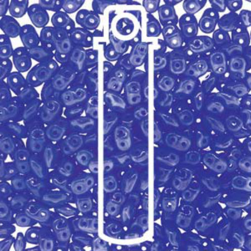 Super Duo 2.5mm x 5mm - DU0533050 - Opaque Blue - 22.5gm Tube