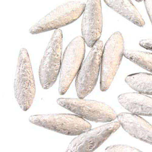 Dagger 5mm x 16mm Etch Crystal Labrador 25 Bead Strand - DGR51600030-27080