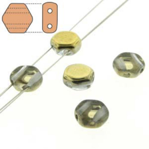 Honeycomb 6mm - HC0600030-26441 - Amber - 30 Bead Strand