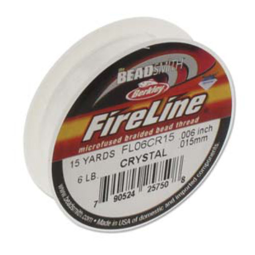 Fireline - 6LB .006" / .15mm Crystal - 15 yd / 13m Roll - FL06CR15