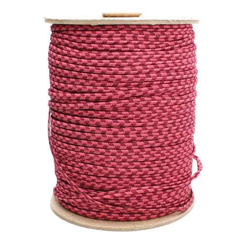 3mm Rose Merlot Stripe Rayon Soutache - ST1190 - 144 Yard Roll