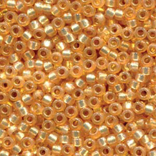 Miyuki 6/0 Rocaille Bead - 6-94231 - Duracoat Silver Lined Dyed Golden Flax - 100gm Bag