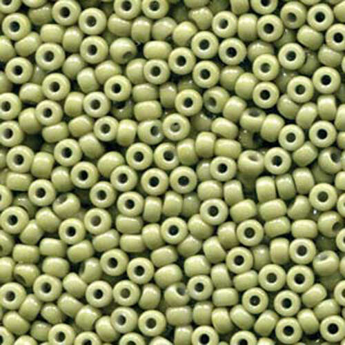 Miyuki 8/0 Rocaille Bead - 8-94474 - Duracoat Opaque Dyed Forest - 125gm Bag